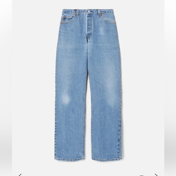 Re/Done Light Blue High Rise Women's Jeans